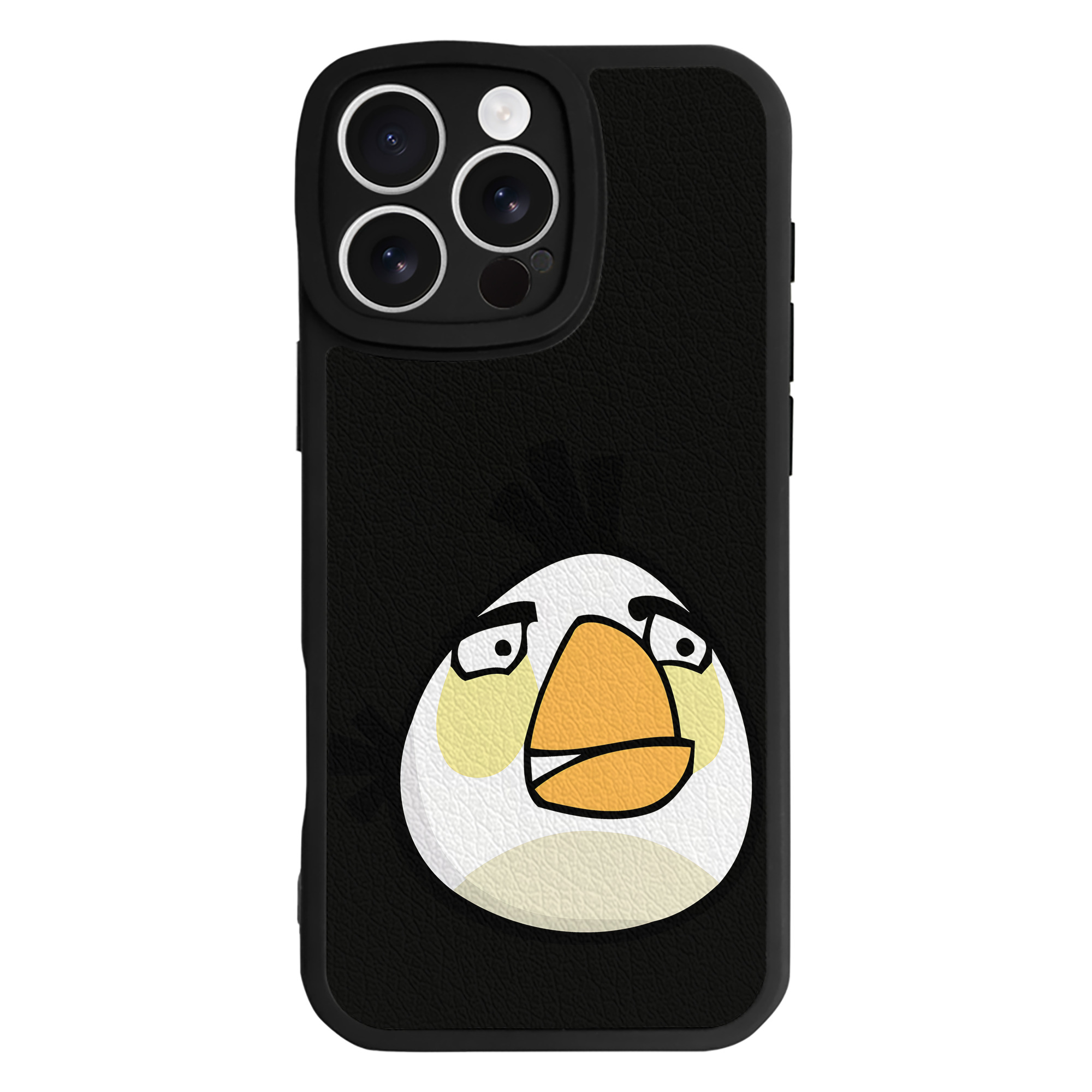 （画像用） Angry Birds アングリーバード 【iPhone 16シリーズ対応】シリコンスマホケース（レザー調） 材質：シリコン